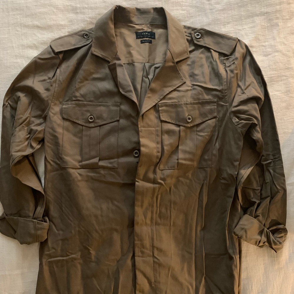 Zara Military Style Shirt